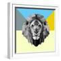 Party Lion-Lisa Kroll-Framed Art Print