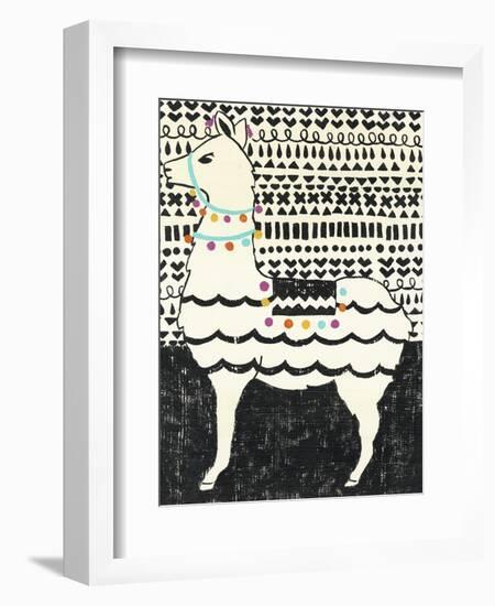 Party Llama II-Chariklia Zarris-Framed Art Print