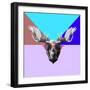 Party Moose in Glasses-Lisa Kroll-Framed Premium Giclee Print