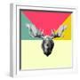 Party Moose-Lisa Kroll-Framed Art Print