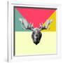 Party Moose-Lisa Kroll-Framed Art Print