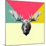 Party Moose-Lisa Kroll-Mounted Art Print