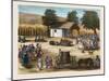 Party of the Harvest of the Grapes. Wine-null-Mounted Giclee Print