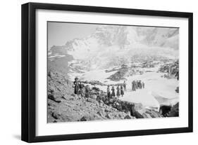 Party of Women Mountaineers in the North Cascades, Circa 1909-Asahel Curtis-Framed Giclee Print