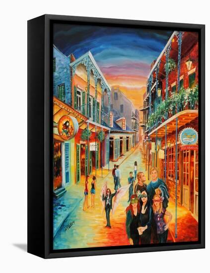 Party on Bourbon Street-Diane Millsap-Framed Stretched Canvas