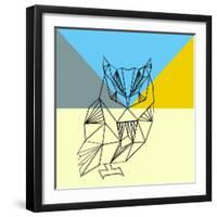 Party Owl-Lisa Kroll-Framed Art Print