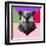 Party Panther in Glasses-Lisa Kroll-Framed Art Print