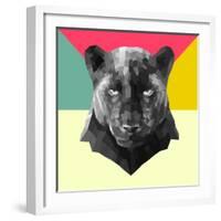 Party Panther-Lisa Kroll-Framed Art Print