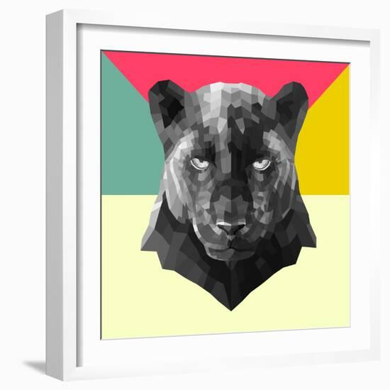 Party Panther-Lisa Kroll-Framed Art Print