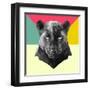 Party Panther-Lisa Kroll-Framed Art Print