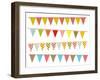 Party Pennant Bunting-Didou-Framed Art Print