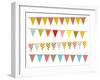 Party Pennant Bunting-Didou-Framed Art Print