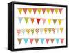 Party Pennant Bunting-Didou-Framed Stretched Canvas