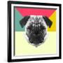 Party Pug-Lisa Kroll-Framed Art Print