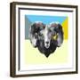 Party Ram-Lisa Kroll-Framed Premium Giclee Print