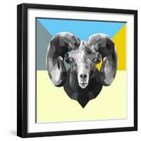 Party Ram-Lisa Kroll-Framed Art Print