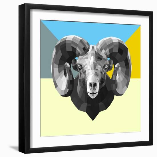 Party Ram-Lisa Kroll-Framed Art Print