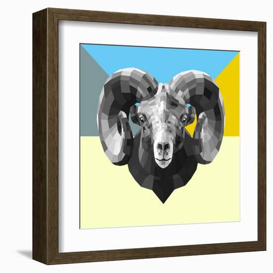 Party Ram-Lisa Kroll-Framed Art Print