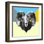 Party Ram-Lisa Kroll-Framed Art Print
