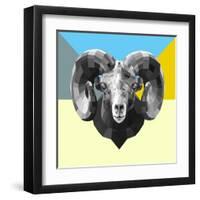 Party Ram-Lisa Kroll-Framed Art Print