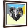Party Ram-Lisa Kroll-Framed Art Print