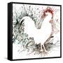 Party Rooster I-Gregory Gorham-Framed Stretched Canvas