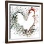 Party Rooster I-Gregory Gorham-Framed Art Print