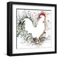 Party Rooster I-Gregory Gorham-Framed Art Print