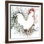 Party Rooster I-Gregory Gorham-Framed Art Print