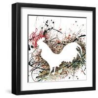 Party Rooster II-Gregory Gorham-Framed Art Print