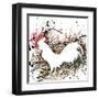 Party Rooster II-Gregory Gorham-Framed Art Print