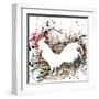 Party Rooster II-Gregory Gorham-Framed Art Print