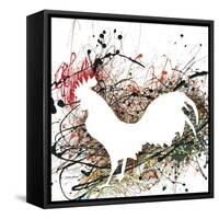 Party Rooster II-Gregory Gorham-Framed Stretched Canvas