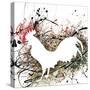 Party Rooster II-Gregory Gorham-Stretched Canvas