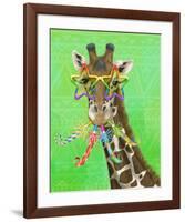 Party Safari Giraffe-Shari Warren-Framed Art Print