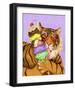 Party Safari Tiger-Shari Warren-Framed Art Print
