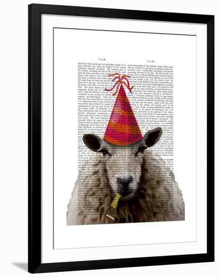 Party Sheep-Fab Funky-Framed Art Print