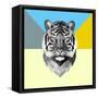 Party Tiger-Lisa Kroll-Framed Stretched Canvas