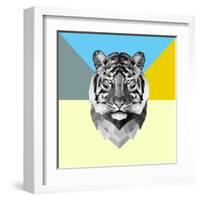 Party Tiger-Lisa Kroll-Framed Art Print