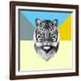 Party Tiger-Lisa Kroll-Framed Art Print