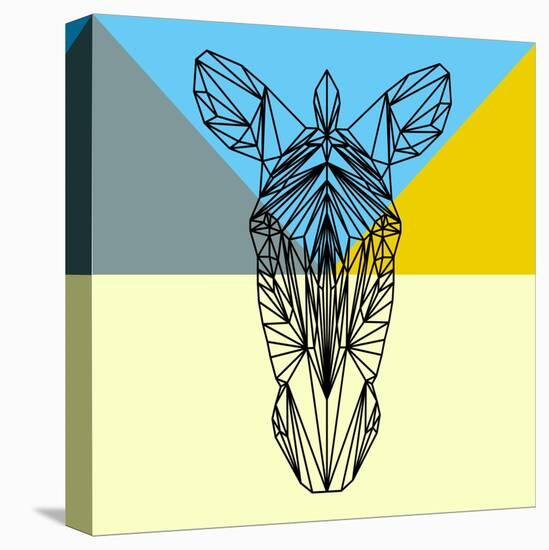 Party Zebra-Lisa Kroll-Stretched Canvas