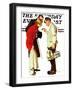 "Partygoers" Saturday Evening Post Cover, March 9,1935-Norman Rockwell-Framed Giclee Print