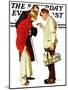 "Partygoers" Saturday Evening Post Cover, March 9,1935-Norman Rockwell-Mounted Giclee Print