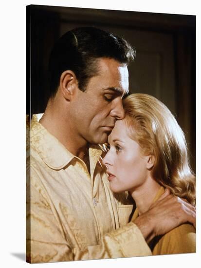 Pas by printemps pour Marnie MARNIE by AlfredHitchcock with Sean Connery and Tippi Hedren en, 1964 -null-Stretched Canvas