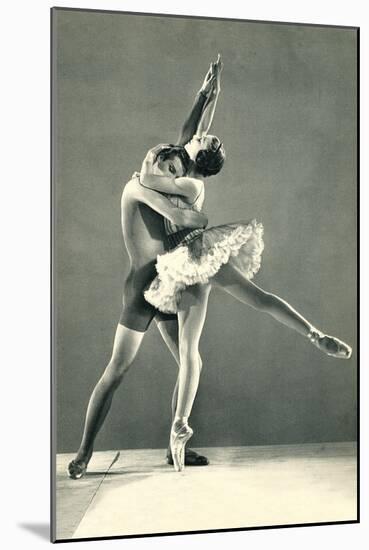 Pas De Deux-null-Mounted Art Print