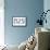 Pasadena, California - 323 Area Code (Blue)-Lantern Press-Framed Stretched Canvas displayed on a wall