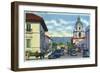 Pasadena, California - Civic Centre Scene-Lantern Press-Framed Art Print