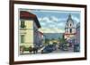 Pasadena, California - Civic Centre Scene-Lantern Press-Framed Art Print