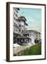 Pasadena, California - Hotel Raymond Main Entrance View-Lantern Press-Framed Art Print