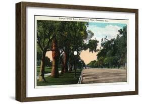 Pasadena, California - Millionaire Row, Orange Grove Avenue-Lantern Press-Framed Art Print